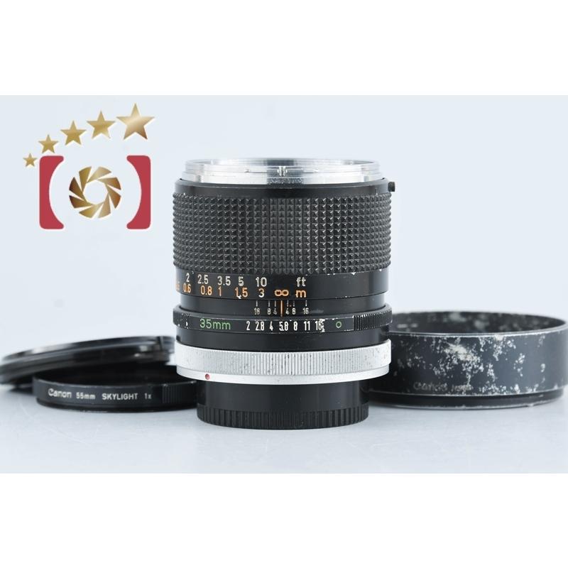 キヤノン 【中古】Canon FD 35mm f/2 : 中古カメラのファイブスター 
