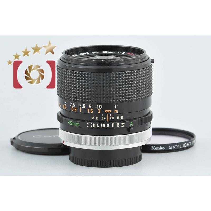 【中古】Canon キヤノン FD 35mm f/2 S.S.C. キヤノン（Canon） 【中古】Canon FD 35mm f/2 S.S.C. : 中古カメラの