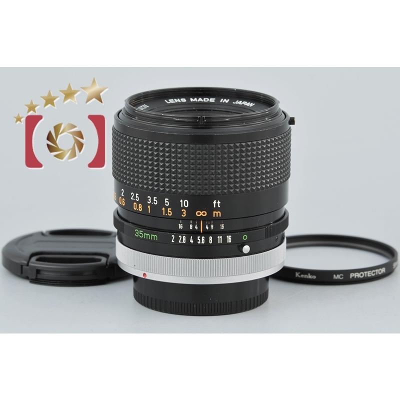 【中古】Canon キヤノン FD 35mm f/2 S.S.C. 前期 キヤノン（Canon） 【中古】Canon FD 35mm f/2 S.S.C. 前期 : 中古
