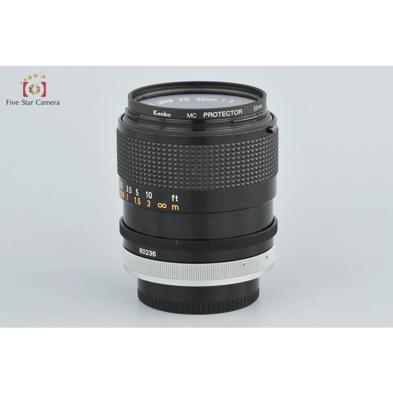 【中古】Canon キヤノン FD 35mm f/2 S.S.C. 前期 キヤノン（Canon） 【中古】Canon FD 35mm f/2 S.S.C. 前期 : 中古