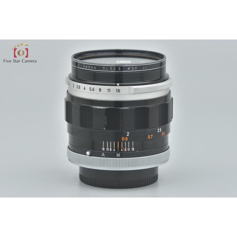 【中古】Canon キヤノン FL 55mm f/1.2｜five-star-camera｜09