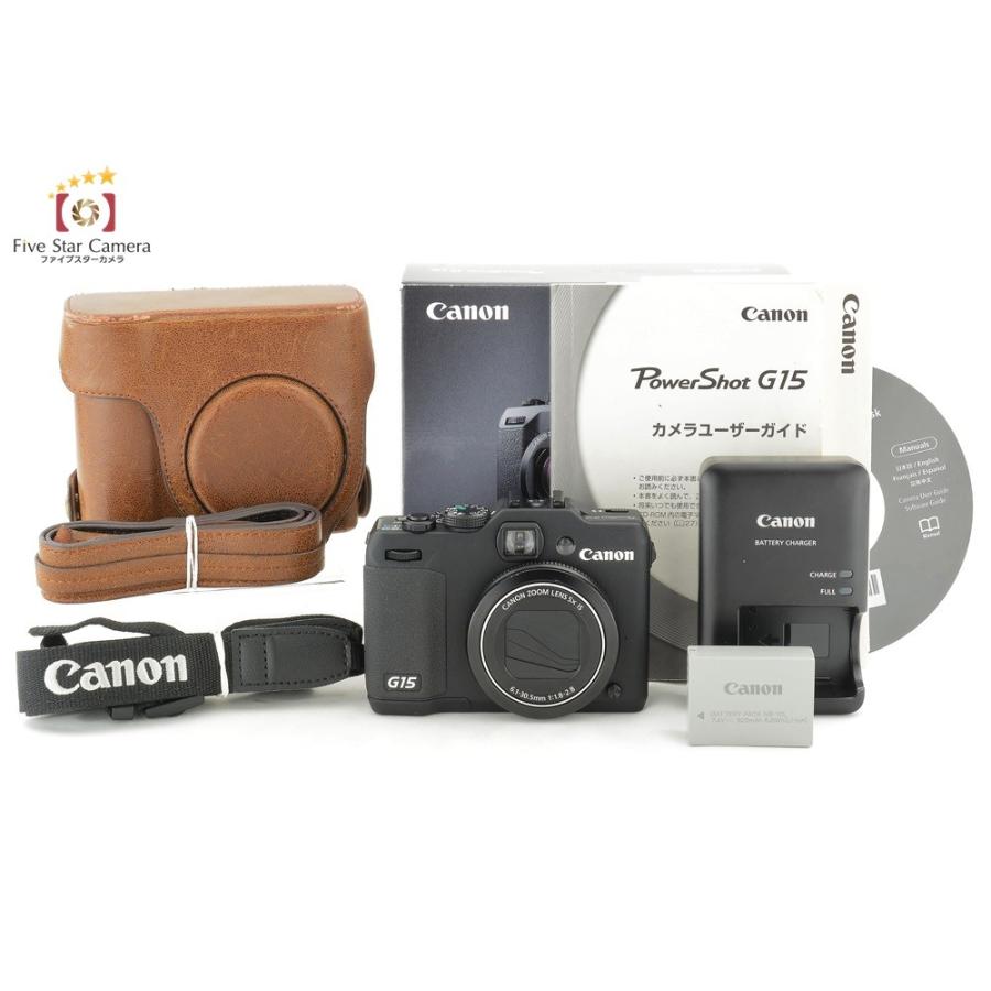 【中古】Canon キヤノン PowerShot G15 コンパクトデジタルカメラ canong15522中古カメラのファイブスター