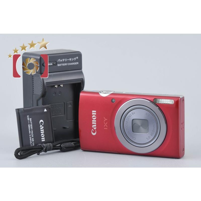 IXY 【中古】Canon キヤノン 150 レッド コンパクトデジタルカメラ