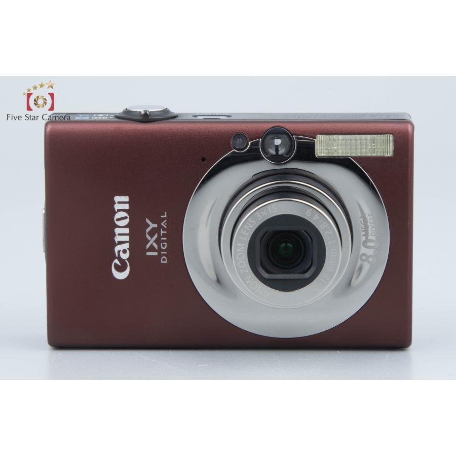 【中古】Canon キヤノン IXY Digital 20 IS ブラウン コンパクトデジタルカメラ 元箱付き｜five-star-camera｜04