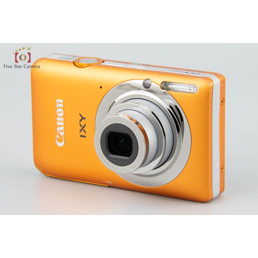 【中古】Canon キヤノン IXY 210F オレンジ コンパクトデジタルカメラ｜five-star-camera｜02