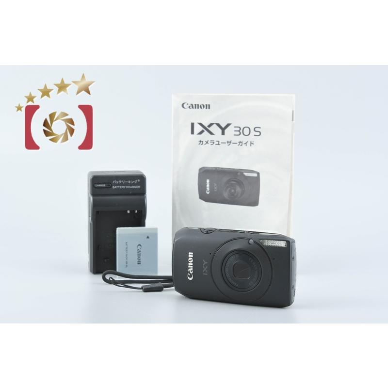 IXY 【中古】Canon キヤノン 30S ブラック コンパクトデジタルカメラ