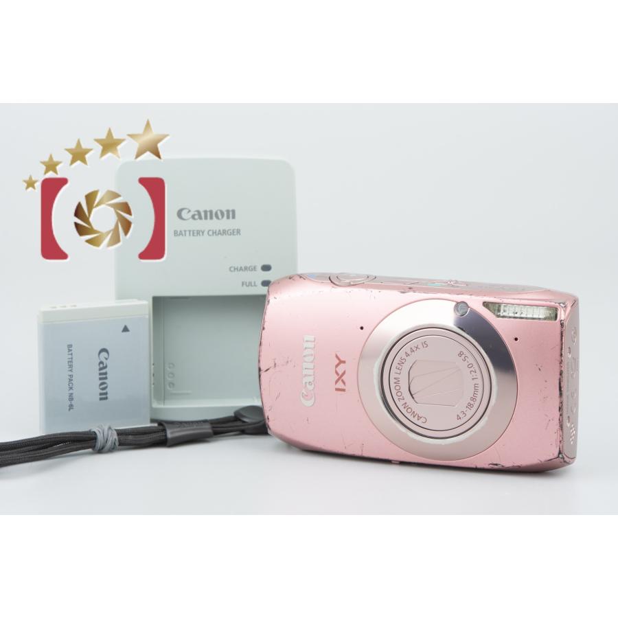 【動作確認済】Canon IXY 31S PK ピンク　デジカメ　ケース付 動作確認済】Canon IXY 31S PK ピンクデジカメケース付美品