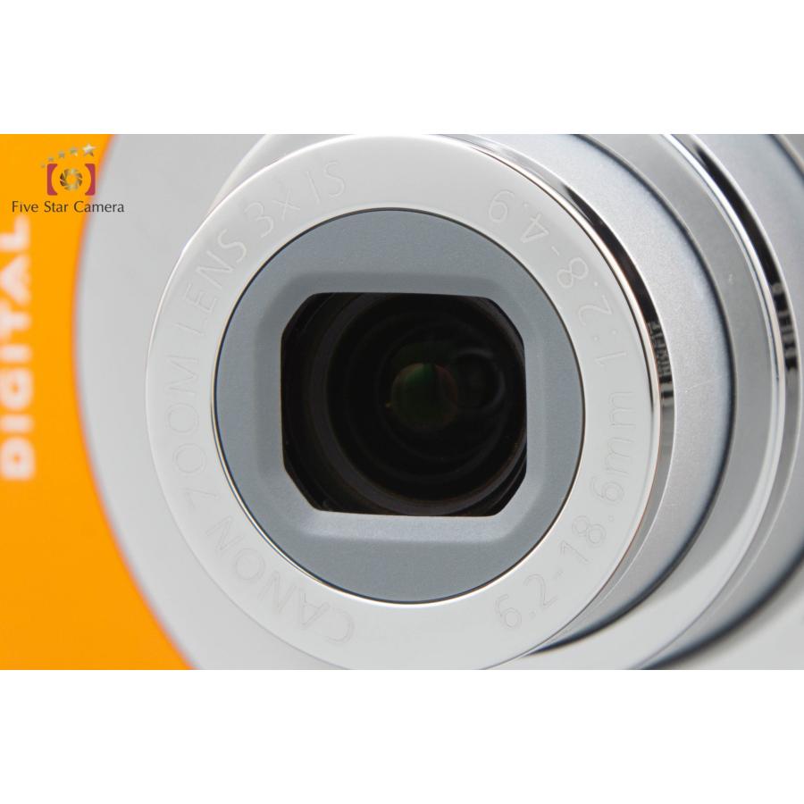 【中古】Canon キヤノン IXY Digital 110 IS オレンジ コンパクトデジタルカメラ 元箱付き｜five-star-camera｜12