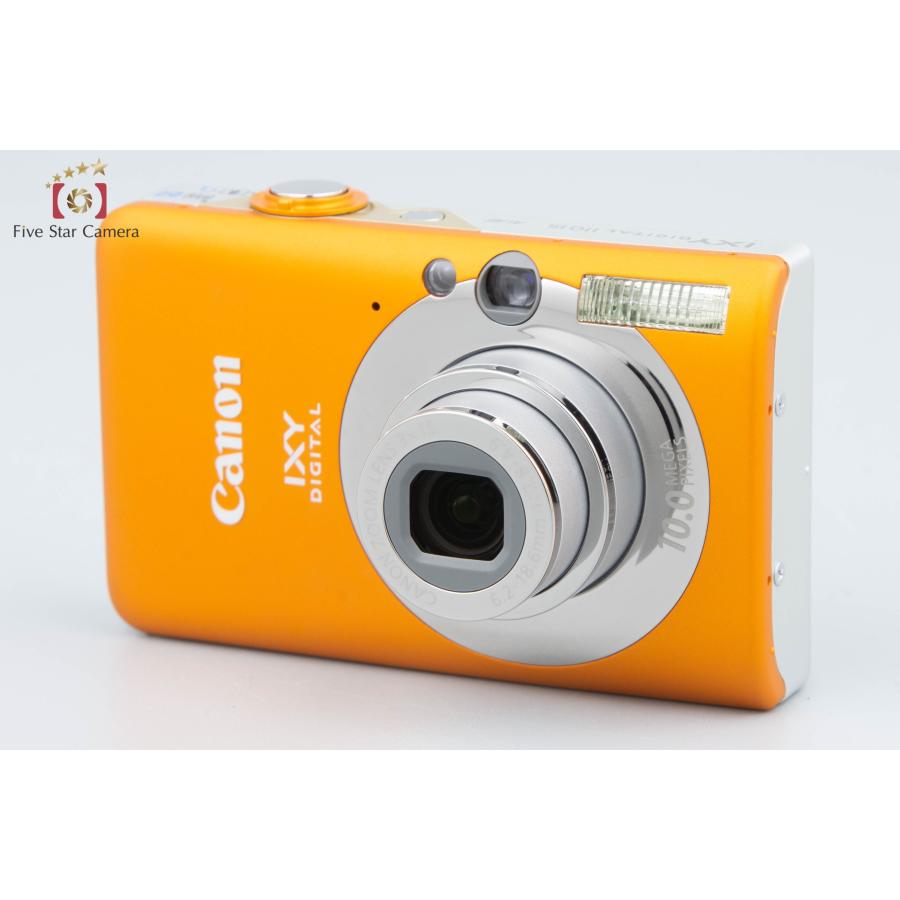 【中古】Canon キヤノン IXY Digital 110 IS オレンジ コンパクトデジタルカメラ 元箱付き｜five-star-camera｜02