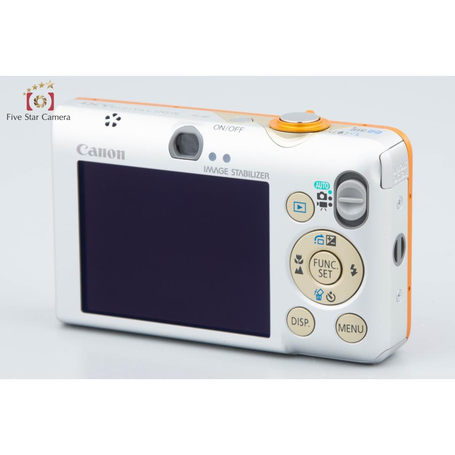 【中古】Canon キヤノン IXY Digital 110 IS オレンジ コンパクトデジタルカメラ 元箱付き｜five-star-camera｜03