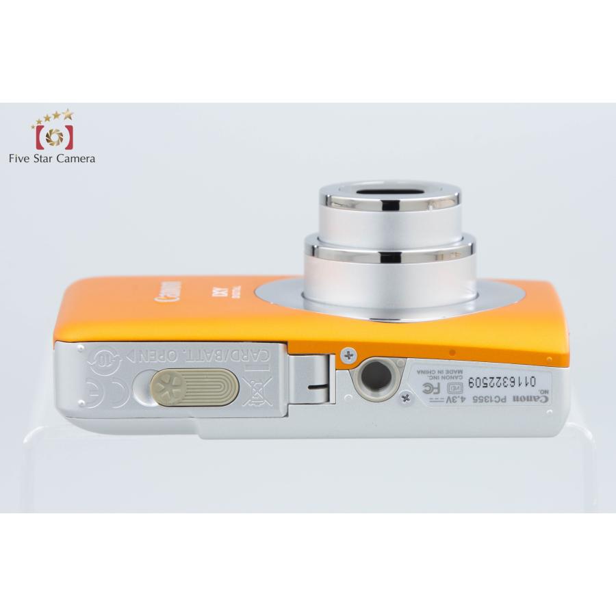 【中古】Canon キヤノン IXY Digital 110 IS オレンジ コンパクトデジタルカメラ 元箱付き｜five-star-camera｜09