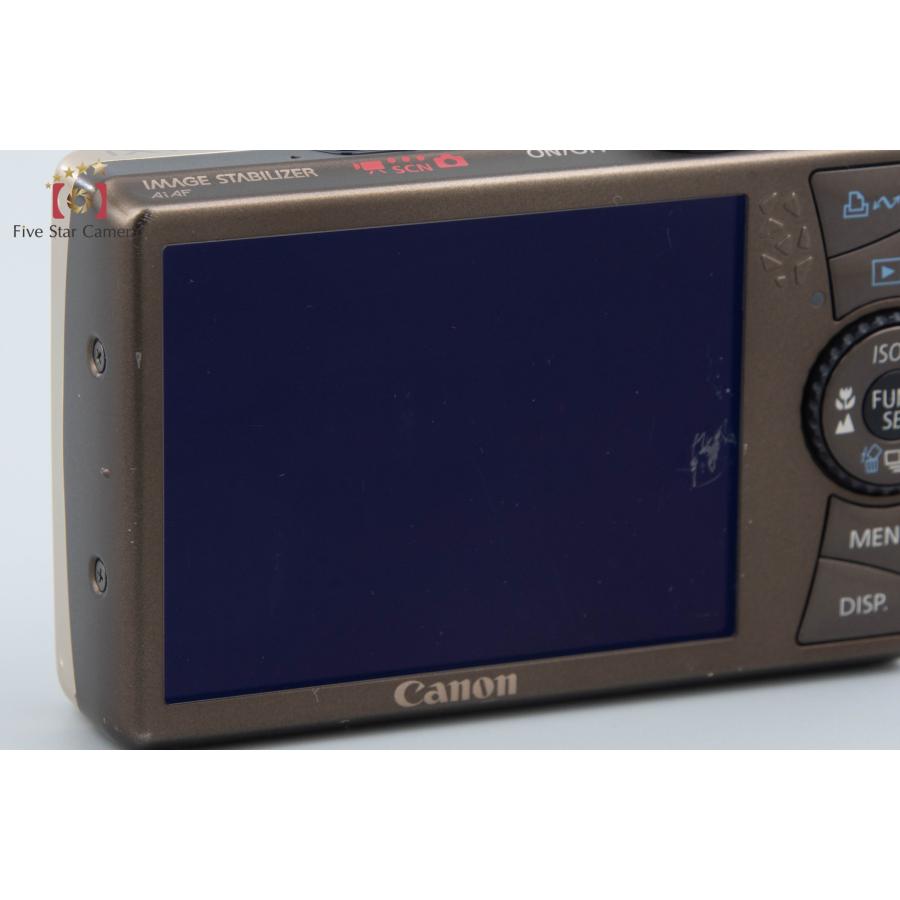 【中古】Canon キヤノン IXY Digital 920 IS ゴールド コンパクトデジタルカメラ 元箱付き｜five-star-camera｜10