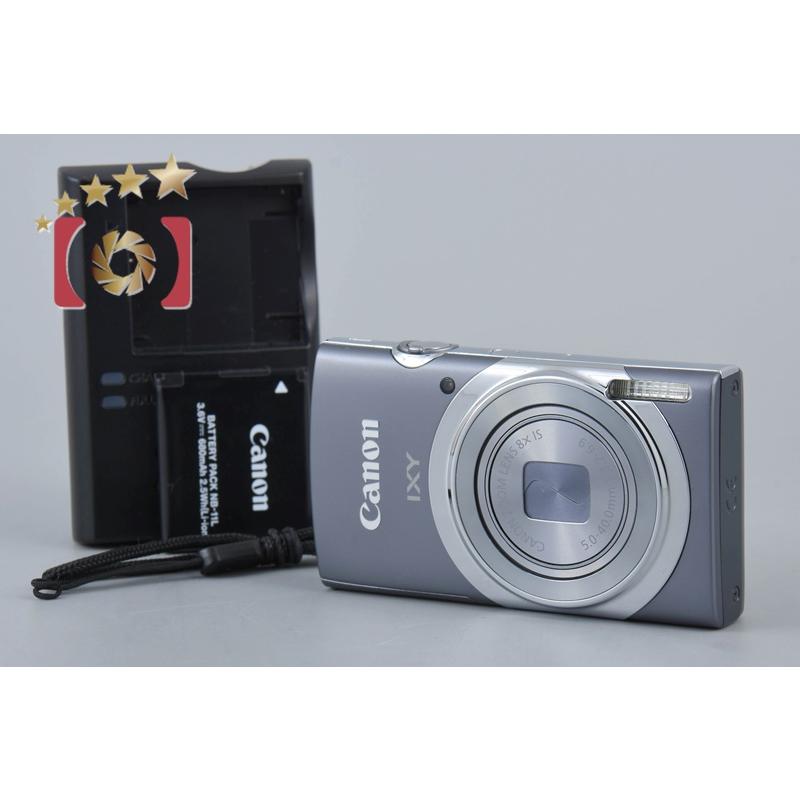 IXY 【中古】Canon キヤノン 130 グレー コンパクトデジタルカメラ