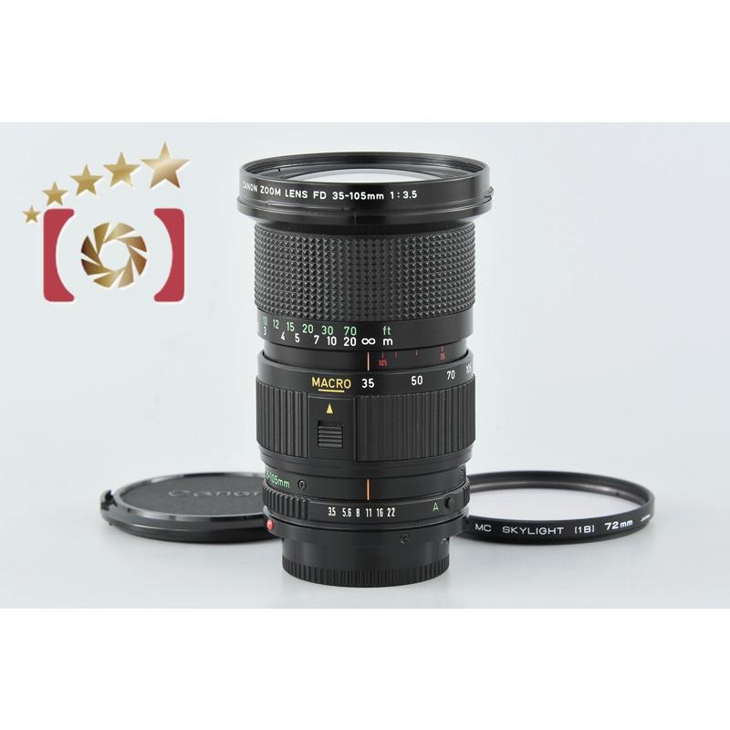 Canon New FD NFD 35-105mm F/3.5 Macro Zoom MF Lens From Japan [Read