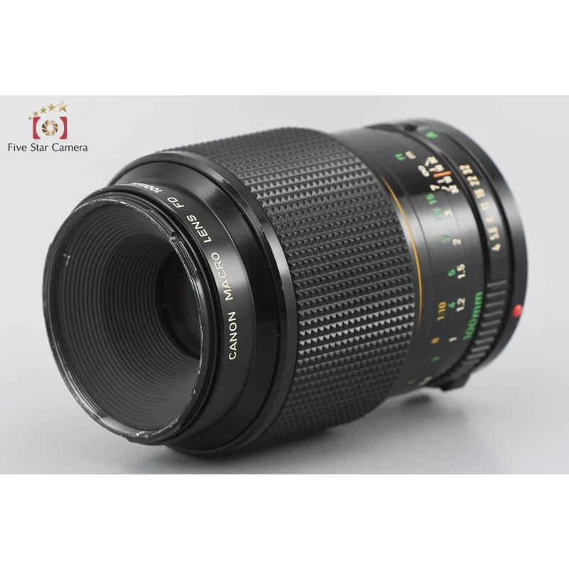 新しい到着Canon キヤノン New FD f 100mm MACRO 交換レンズ