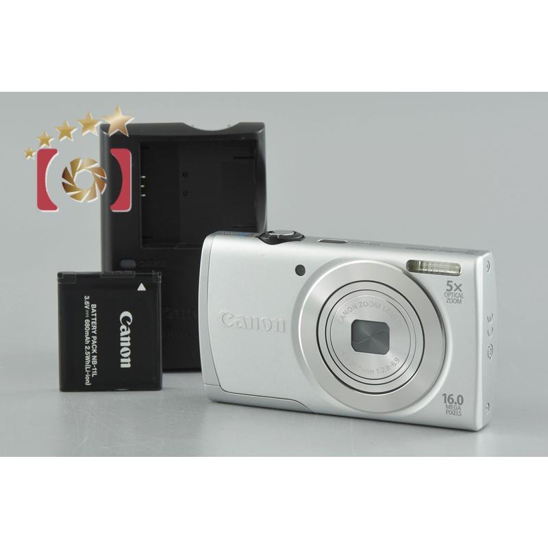 PowerShot 【中古】Canon キヤノン A2600 シルバー コンパクト