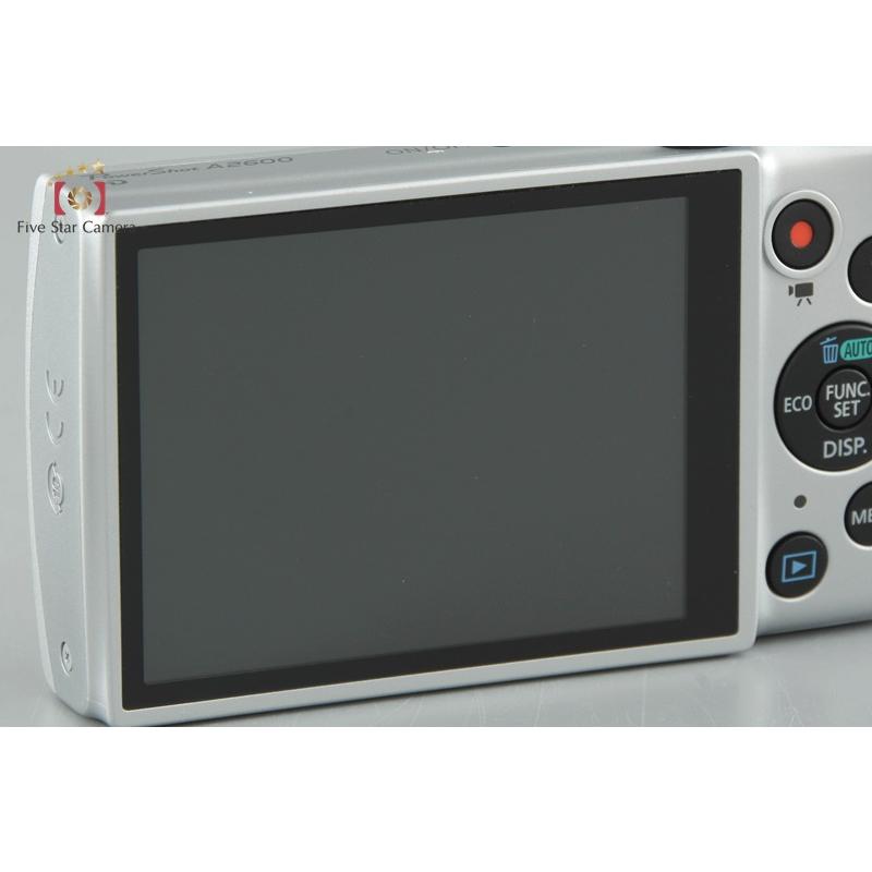 PowerShot 【中古】Canon キヤノン A2600 シルバー コンパクトデジタル