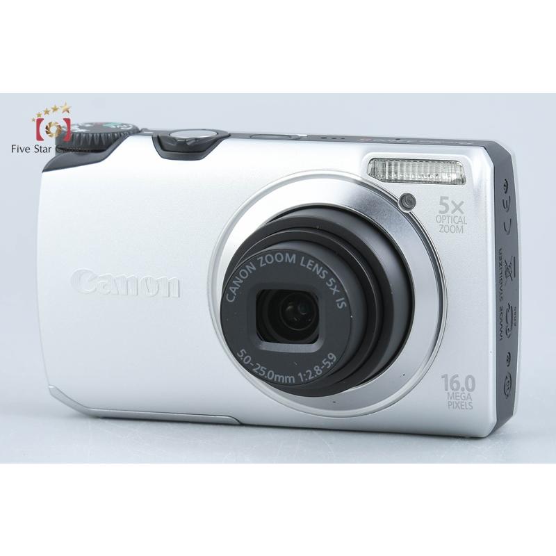Canon キヤノン PowerShot A3300 IS シルバー コンパクト