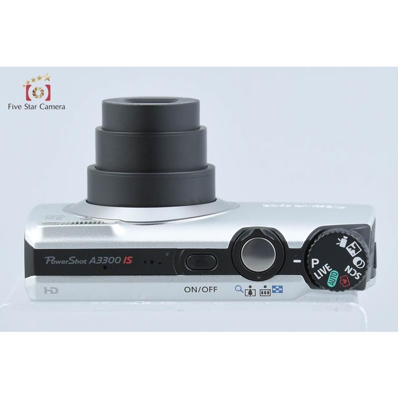 Canon キヤノン PowerShot A3300 IS シルバー コンパクト