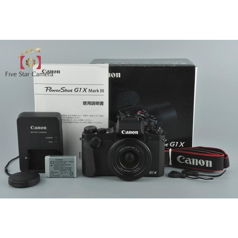 PowerShot 【中古】Canon キヤノン G1 X Mark III コンパクト