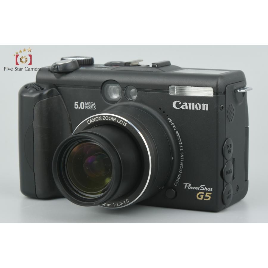 PowerShot 【中古】Canon キヤノン G5 コンパクトデジタルカメラ
