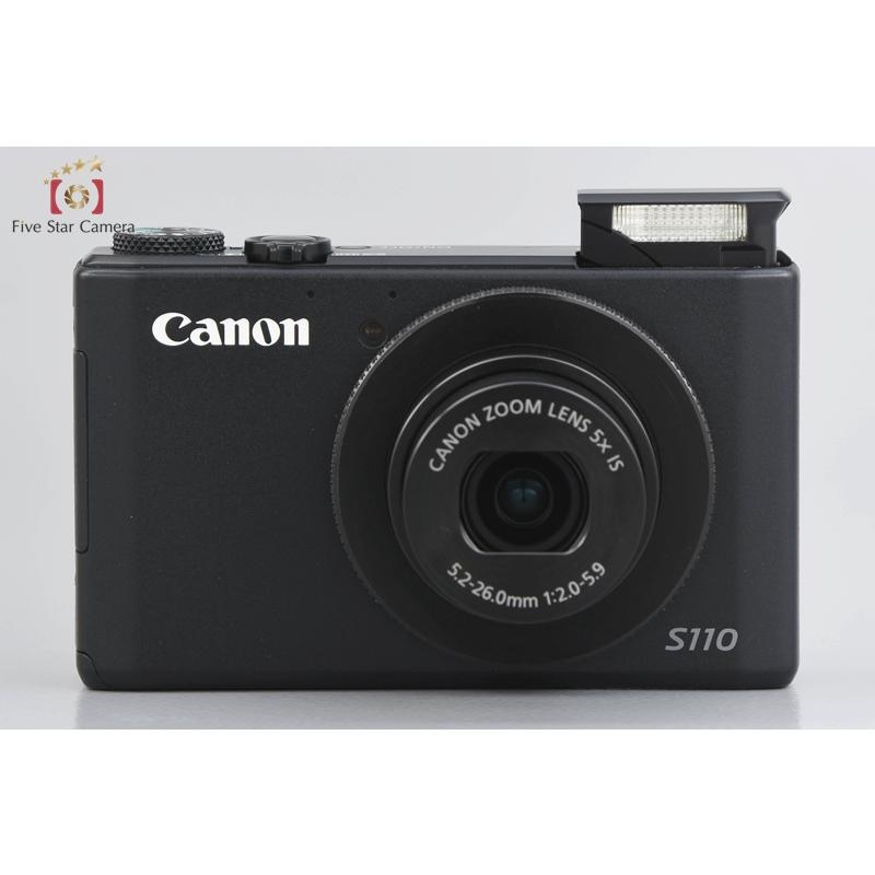 PowerShot 【中古】Canon キヤノン S110 ブラック コンパクトデジタル 