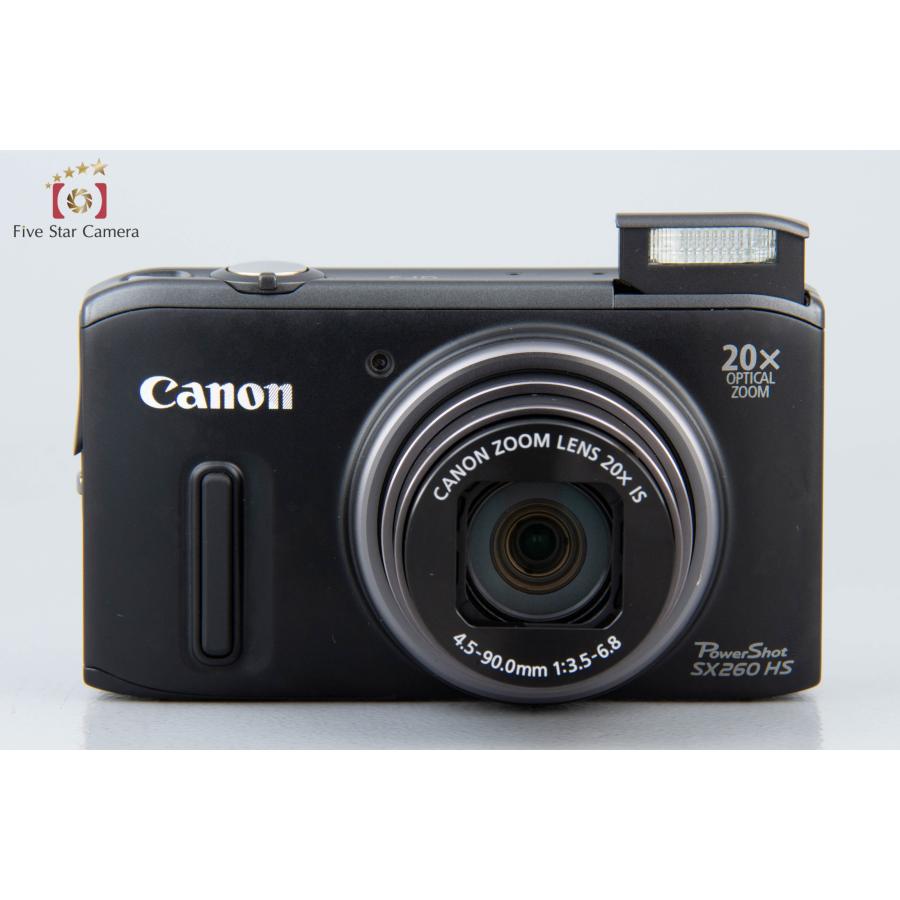 PowerShot 【中古】Canon キヤノン SX260 HS ブラック コンパクト