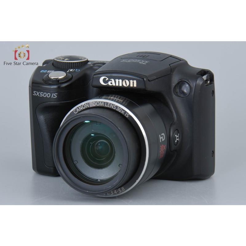 PowerShot 【中古】Canon キヤノン SX500 IS ブラック PowerShot 【中古】Canon キヤノン SX500 IS ブラック