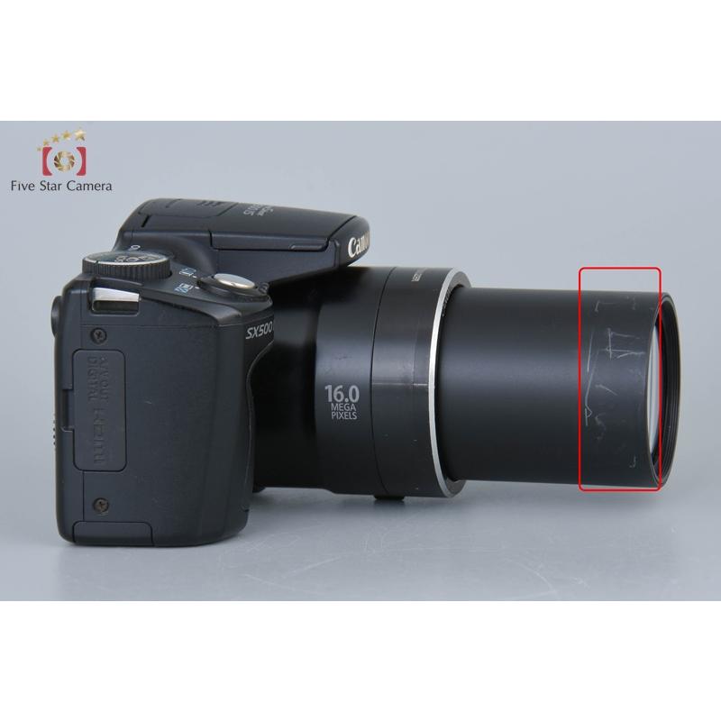 PowerShot 【中古】Canon キヤノン SX500 IS ブラック PowerShot 【中古】Canon キヤノン SX500 IS ブラック