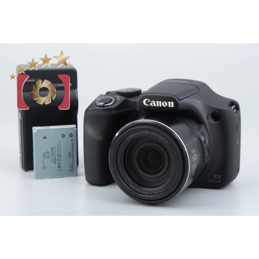 中古】Canon キヤノン PowerShot SX530 HS ブラック コンパクト 