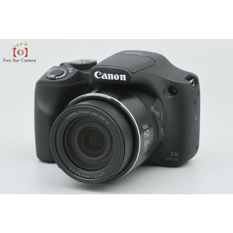 【中古】Canon キヤノン PowerShot SX530 HS ブラック コンパクトデジタルカメラ｜five-star-camera｜02
