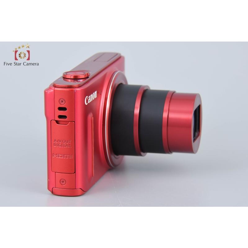 PowerShot 【中古】Canon キヤノン SX610 HS レッド コンパクト PowerShot 【中古】Canon キヤノン SX610 HS レッド コンパクト