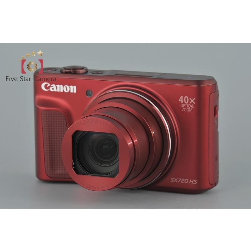 【中古】Canon キヤノン PowerShot SX720 HS レッド コンパクトデジタルカメラ PowerShot 【中古】Canon キヤノン SX720 HS レッド コンパクト