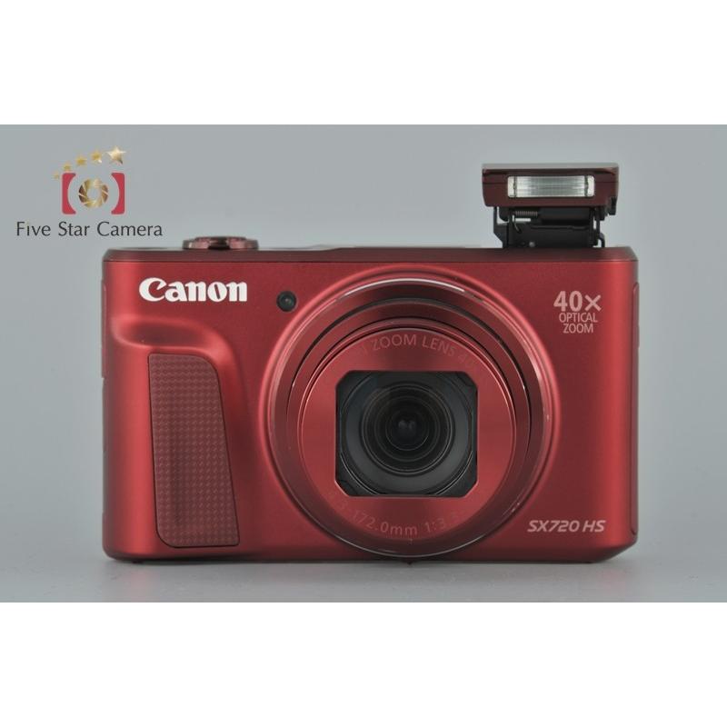 PowerShot 【中古】Canon キヤノン SX720 HS レッド コンパクト