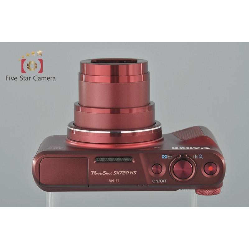 PowerShot 【中古】Canon キヤノン SX720 HS レッド コンパクト