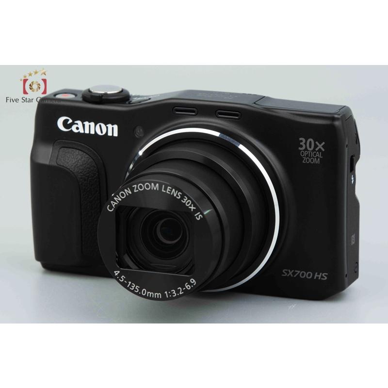 【中古】Canon キヤノン PowerShot SX700 HS ブラック コンパクトデジタルカメラ｜five-star-camera｜02