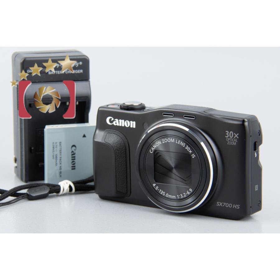 PowerShot 【中古】Canon キヤノン SX700 HS ブラック コンパクト