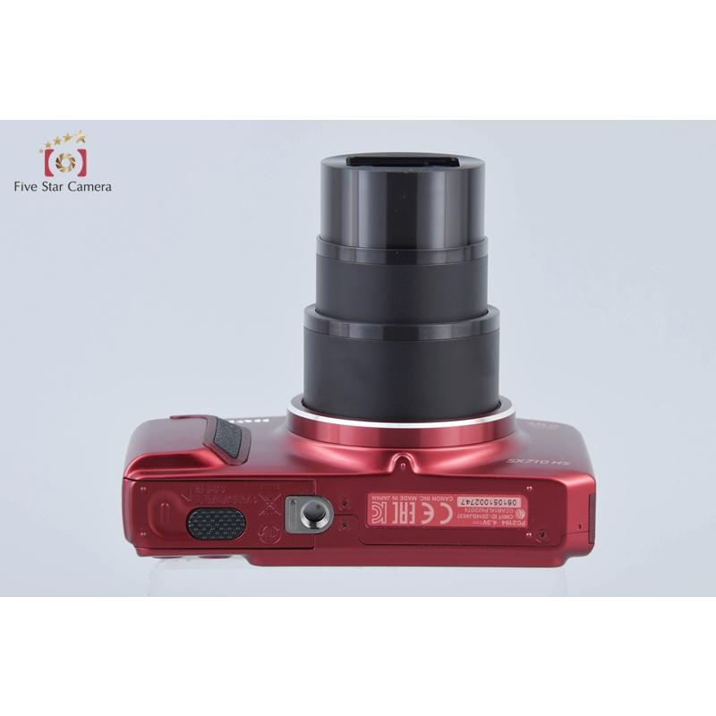 PowerShot 【中古】Canon キヤノン SX710 HS レッド コンパクト