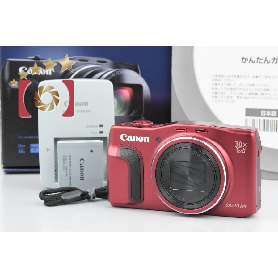 PowerShot 【中古】Canon キヤノン SX710 HS レッド コンパクト