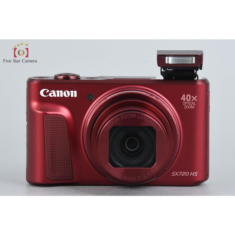 PowerShot 【中古】Canon キヤノン SX720 HS レッド コンパクト