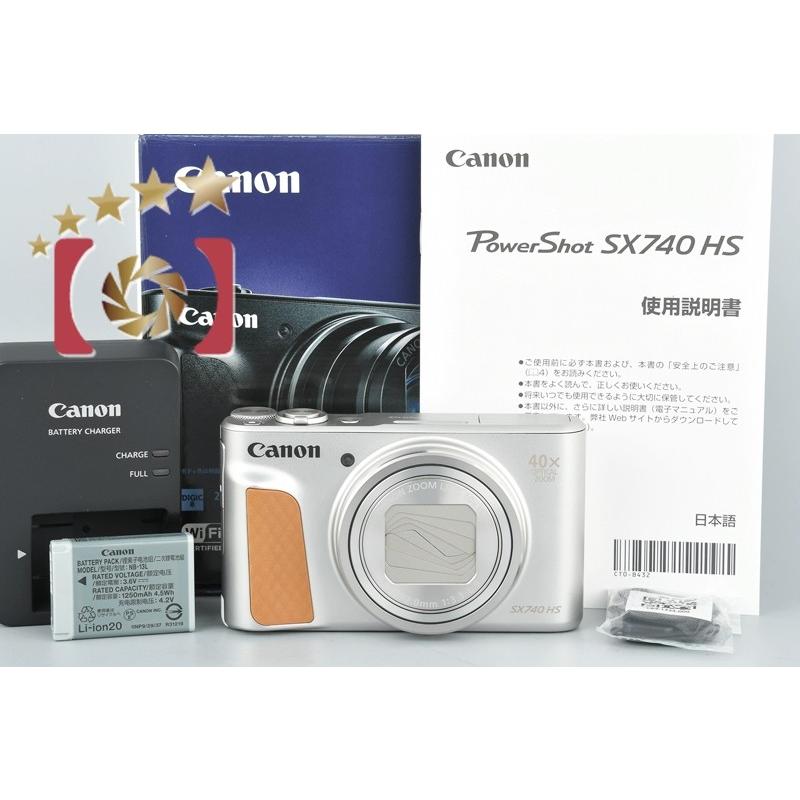 PowerShot 【中古】Canon キヤノン SX740 HS シルバー PowerShot 【中古】Canon キヤノン SX740 HS シルバー