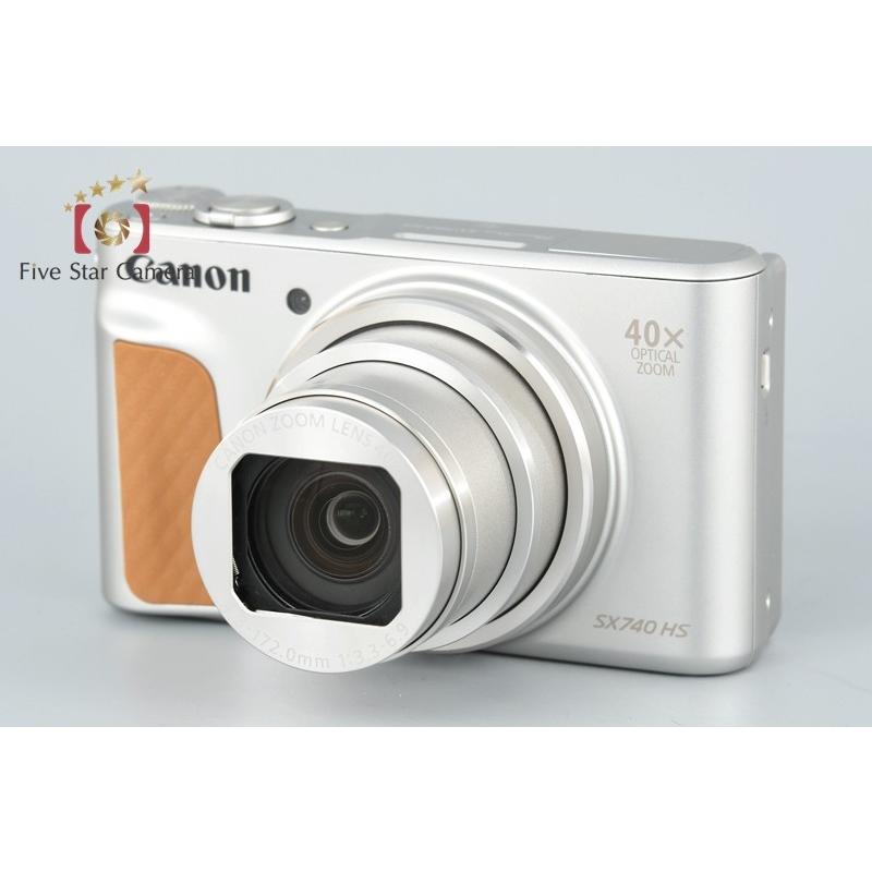 PowerShot 【中古】Canon キヤノン SX740 HS シルバー PowerShot 【中古】Canon キヤノン SX740 HS シルバー
