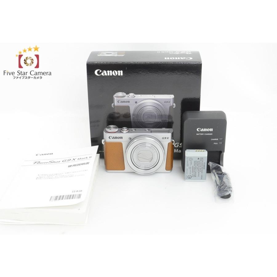 PowerShot 【中古】Canon キヤノン G9 X Mark II シルバー : 中古 