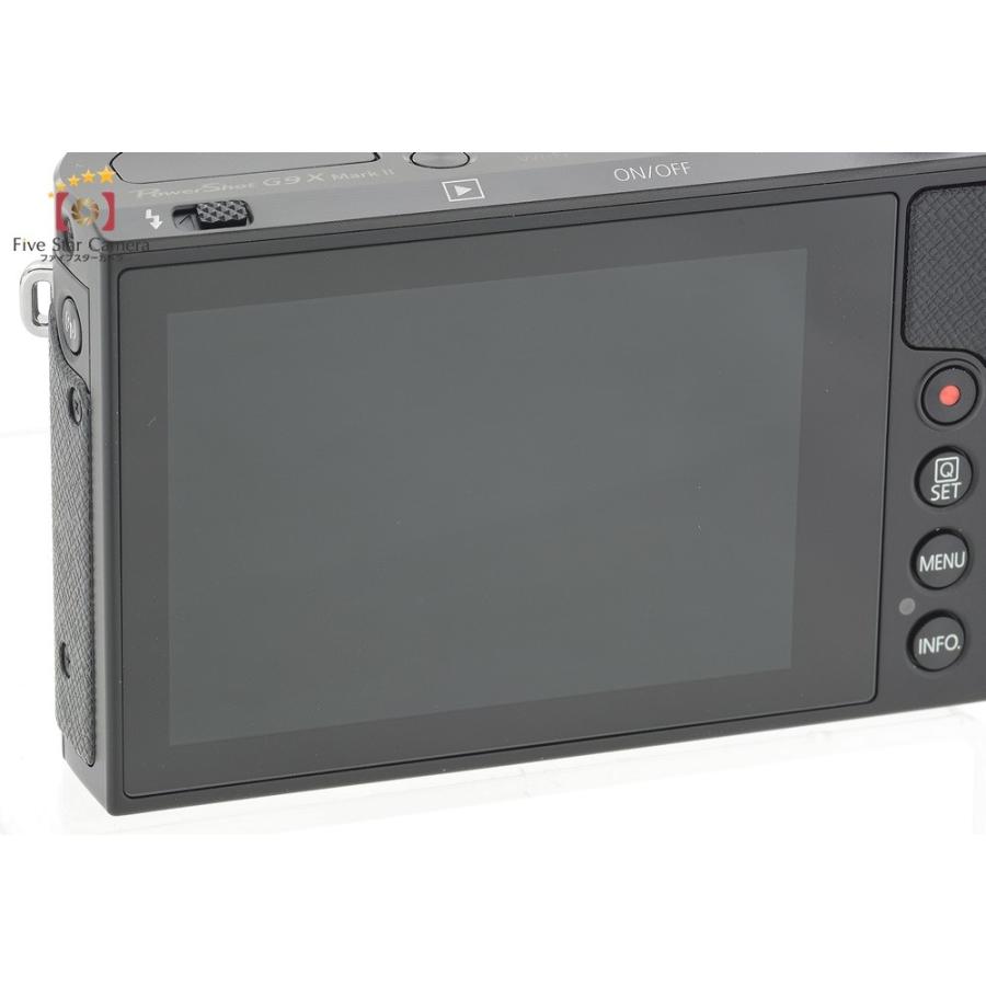 PowerShot 【中古】Canon キヤノン G9 X MarkII ブラック コンパクト