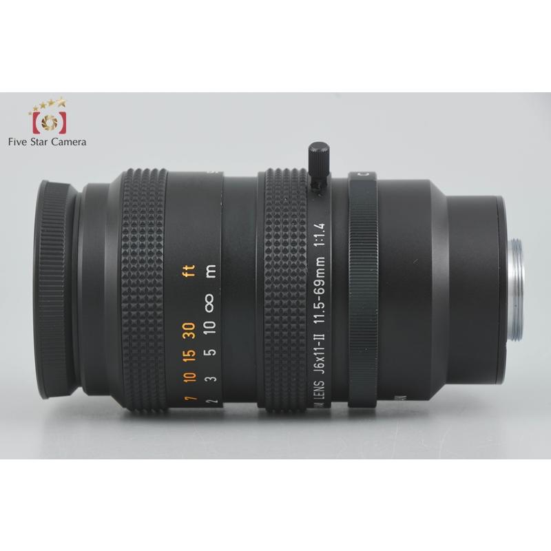 【中古】Canon キヤノン TV ZOOM LENS J6x11-II 11.5-69mm f/1.4 Cマウントレンズ 【中古】Canon キヤノン TV ZOOM LENS J6x11-II 11.5-69mm f/1.4 Cマウントレンズ