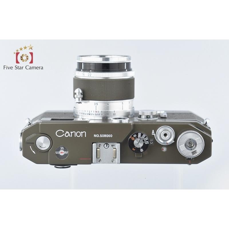 キヤノン 【中古】Canon VT Deluxe オリーブ + 50mm f/1.8 L39 キヤノン 【中古】Canon VT Deluxe オリーブ + 50mm f/1.8 L39