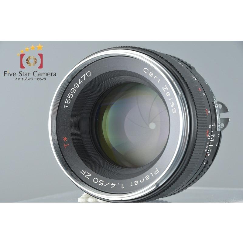中古】Carl Zeiss カールツァイス Planar 50mm f/1.4 ZF T* ニコン用