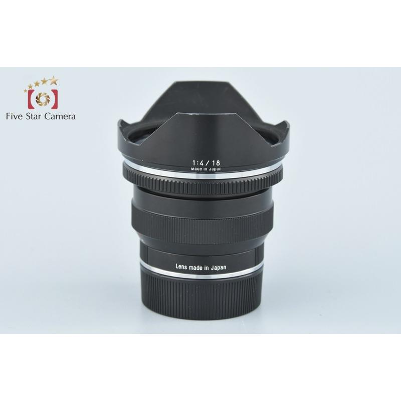 【中古】Carl Zeiss カールツァイス Distagon 18mm f/4 ZM T* ブラック ライカMマウント｜five-star-camera｜11