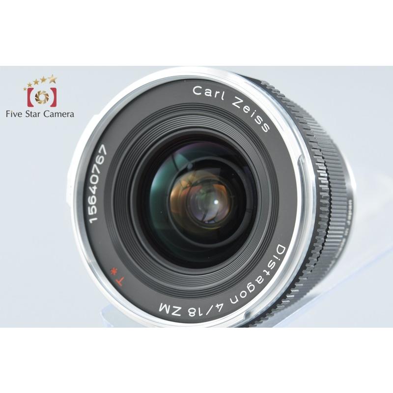 【中古】Carl Zeiss カールツァイス Distagon 18mm f/4 ZM T* ブラック ライカMマウント｜five-star-camera｜05
