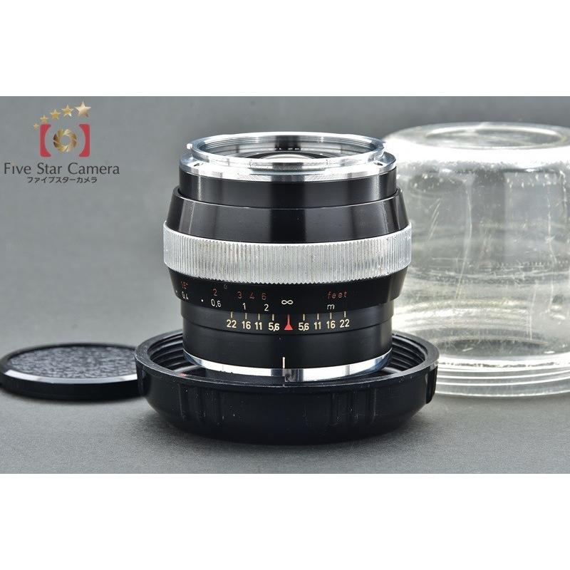 【中古】Carl Zeiss カールツァイス Distagon 25mm f/2.8 黒鏡筒 Contarex用｜five-star-camera